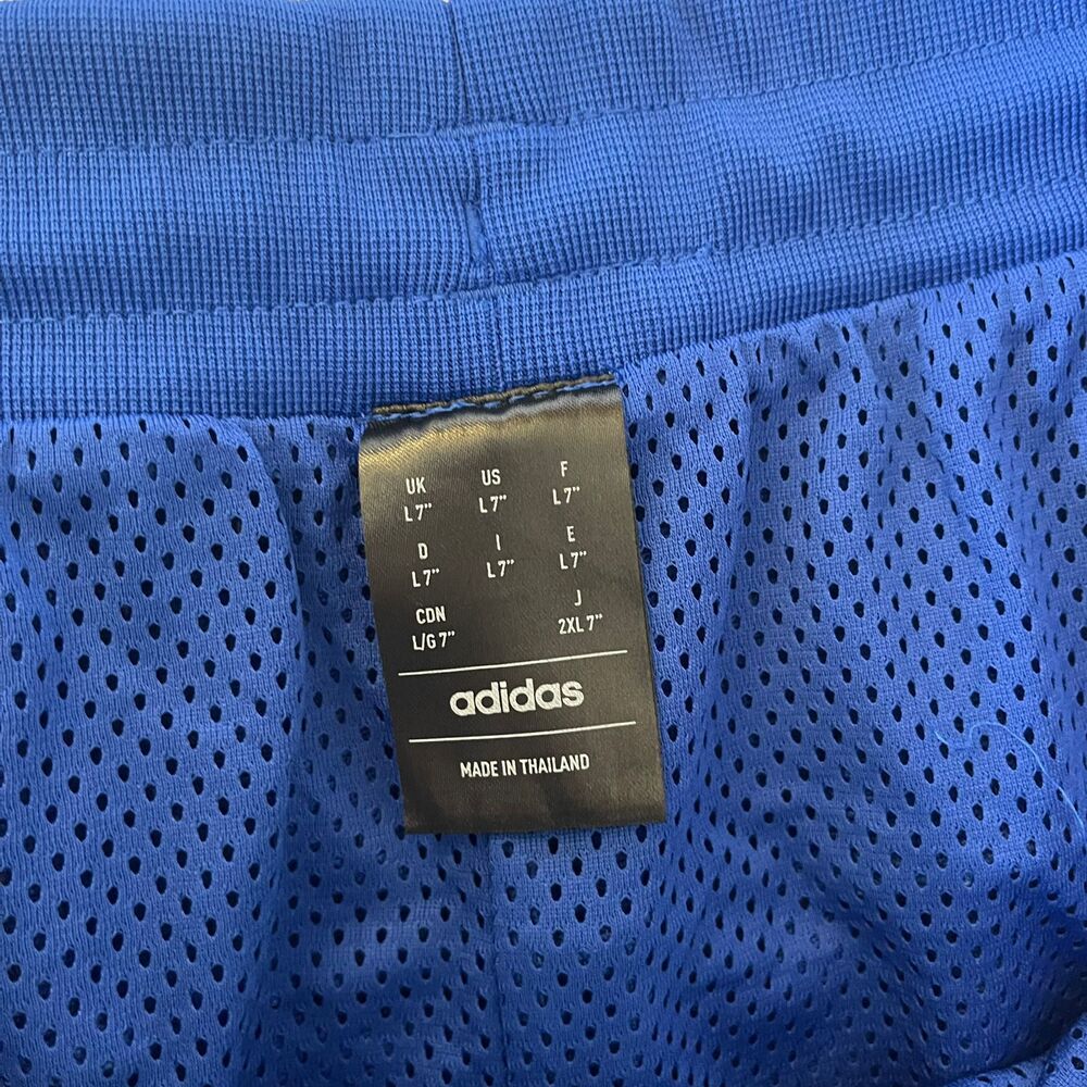 Adidas Performance Basketball Active Performance Mesh Pant Shorts Size L 7" - Picture 8 of 8